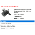thumbnail image 2 of Automatic Transmission Solenoid - Compatible with 1998 - 2004 Ford Mustang 1999 2000 2001 2002 2003, 2 of 2