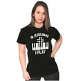 thumbnail image 4 of In Jesus Name I Play Piano Music Womens Slim Fit Graphic Tee Brisco Brands S, 4 of 5