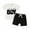White, variant on Bagilaanoe 2pcs Toddler Baby Boy Shorts Set Short Sleeve Letter Embroidery T Shirt Tops + Shorts 3M 6M 12M 18M 24M 3T Kids Casual Summer Clothes