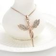 thumbnail image 3 of Crystal Angel Urn Necklace Cremation Urn Necklace for Ashes Angel Wing Keepsake Locket Stainless Steel Cross Cremation Jewelry Waterproof Memorial Pendant, 3 of 7