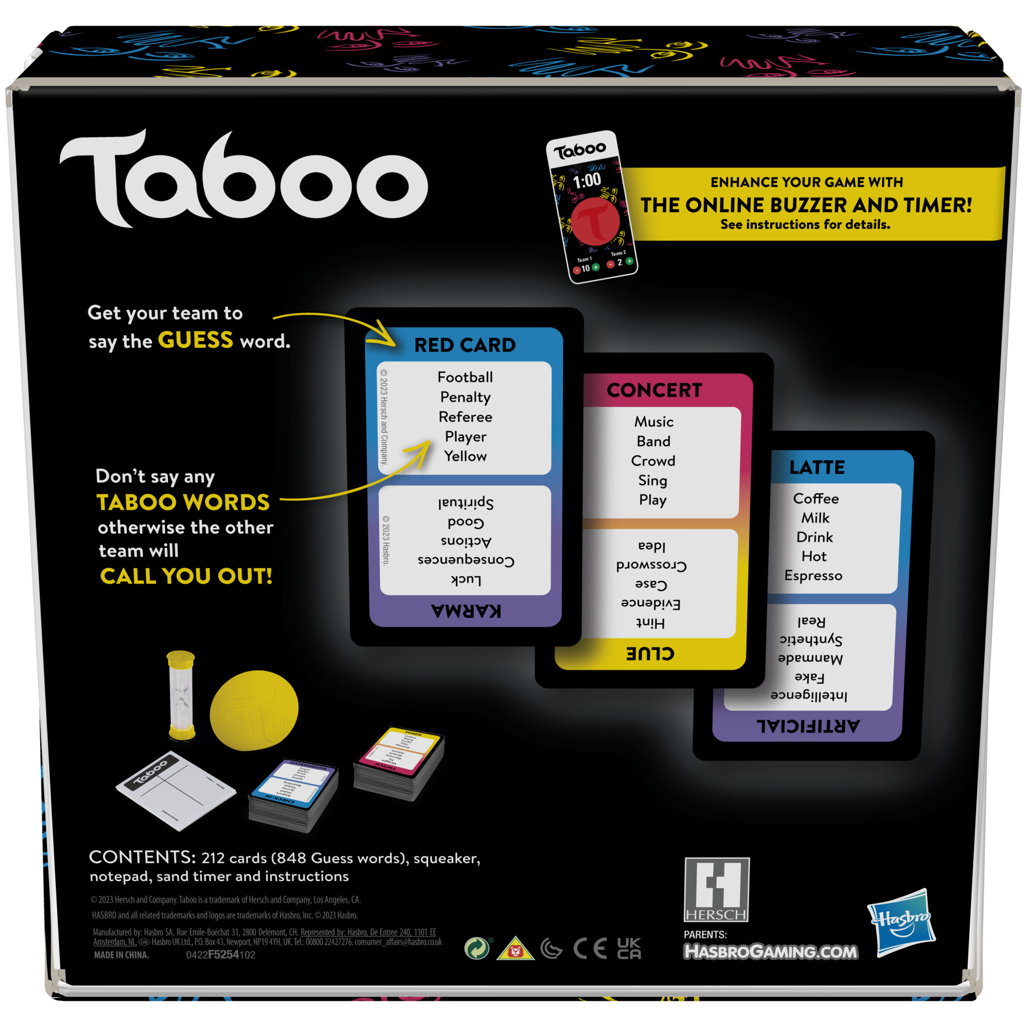 Hasbro Taboo Word Guessing Game for Adults and Teens photo 8