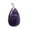 amethyst, variant on Solid 925 Sterling Silver Pendant For Men Women, Genuine Purple Amethyst Pear Big Gemstone Unique Handcrafted February Birthstone Gift