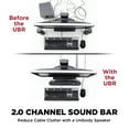 thumbnail image 6 of SonaVERSE UBR (Blackout) Computer Sound Bar Speaker w/ Easy Access Headphone & Mic Jacks by GOgroove, 6 of 9
