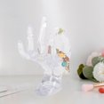 thumbnail image 3 of Maniquí Mano Joyería Anillos Guantes Organizador de Exhibición Transparente Sunnimix Titular de la exhibición de la joyería, 3 of 7
