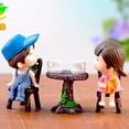 thumbnail image 2 of Garden Craft Plant Pots Fairy Ornament Miniature Resin Table and Chair Decor Set, 2 of 7