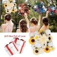 thumbnail image 5 of Juego de flores artificiales, para decoración de boda, ramo de novia, centros de mesa, decoración de flores, decoración del hogar, 5 of 5
