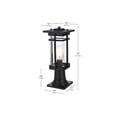 thumbnail image 2 of Elegant Lighting Livingston 7 inch Outdoor Pendant in Black, 2 of 7