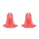 thumbnail image 1 of Qarigey Bufanda de empalme de bolas de lana Pañuelo de moda Silenciador ligero de algodón Tejido clásico para cuatro estaciones 9 Rojo sandía 9 Sandía Roja 2piezas Qarigey CBP352359, 1 of 4