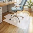 thumbnail image 2 of Chair Mat for Hard Floors, 48'' x 36'', PVC Waterproof & Scratch-Resistant Protector for Home Office, Clear Transparent, Non-Slip Surface, 2 of 9