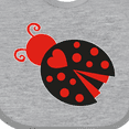 thumbnail image 4 of Inktastic Inverse Ladybug Girls Baby Bib, 4 of 4