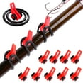 thumbnail image 3 of 10 Uds. Anzuelo Pesca para Señuelos Caña Pescar Soportes Seguridad (rojo), 3 of 7