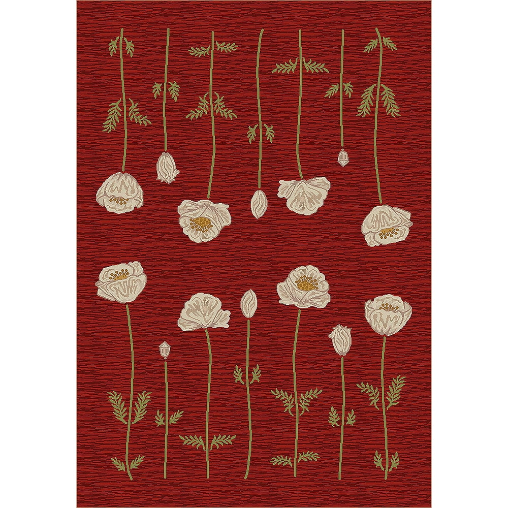 Milliken Top 30 Area Rug Poppy Rug Poppy Mirrored 5' 4" x 7' 8