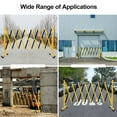 thumbnail image 4 of GloryStar Expandable Metal Barricade Gate, Mobile Safety Barrier with Retractable Traffic Fence, Easy Assembly, and Casters, 4 of 7
