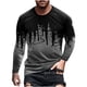 thumbnail image 1 of Hombres Casual Cuello Redondo 3D Impresión Digital Pullover Fitness Deportes Manga Larga Camiseta Blusa Pompotops oipoqjl5495, 1 of 3
