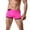 Hot Pink, variant on Miqool Mens 3" Swim Trunks Drawstring Square Leg Swim Briefs Swimsuits Quick Dry Surf Board Shorts Athletic Swimwear