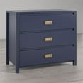 thumbnail image 3 of Max & Finn Haven 3-Drawer Kids' Dresser, Navy, 3 of 13