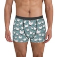 thumbnail image 1 of Balery Funny Chicken Calzoncillos bóxer para hombre, ropa interior de algodón suave y transpirable con cinturilla de nailon-Small, 1 of 5