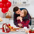 thumbnail image 6 of Valentine's Day Table Sign Decoration Wooden Heart Table Signs Ornaments Happy Valentine's Day Wooden Centerpiece for Home Table Wedding Party, 6 of 7