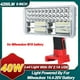 thumbnail image 1 of Para Luz de Lugar de Trabajo con Batería de Iones de Litio Milwaukee de 18 V - Luz de Trabajo LED Inalámbrica de 40 W y 4200 Lm con Puerto USB (Batería No Incluida), 1 of 7