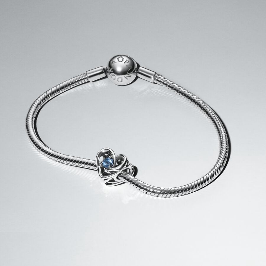 Pandora Entwined Heart Charm for UNICEF Sterling silver