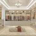 thumbnail image 2 of Homieasy Freestanding Closet System Set - 3-Pack with 3 Wood Drawers Each,With Hanging Rod & Shelves, 24"L x 15"W x 80"H, White Oak, 2 of 8