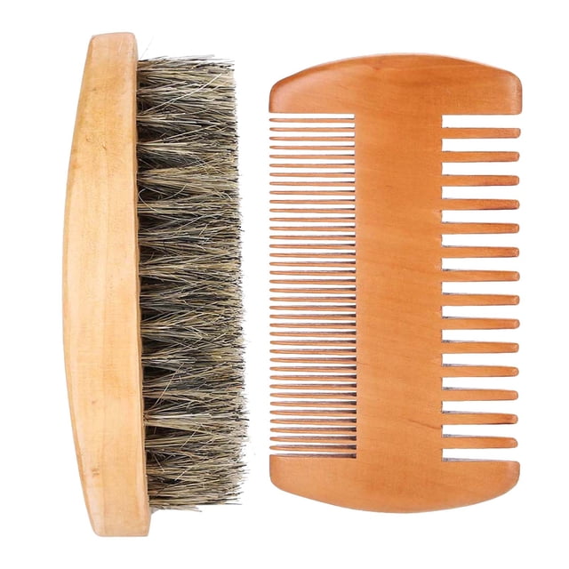 Cepillo de Barba Facial, Peine de Barba de Limpieza de Barba, Para El Kit de Aseo de Limpieza de Barba
