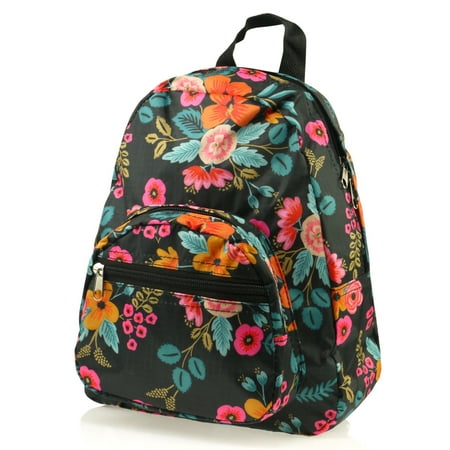 backpack bag children stylish outdoor zodaca marion floral walmart