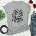 thumbnail image 2 of Don't Look At Me Medusa Shirt, Unisex Women's Men's Shirt, Medusa Shirt, Mythology Shirt, Heather Gray, Large, 2 of 6