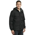 thumbnail image 4 of Port Authority J320 Mens Brushstroke Print Insulated Jacket, Black - Extra Small, 4 of 5