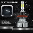 thumbnail image 7 of For Mitsubishi Galant 2010-2012 4x LED Headlight Fog Lamp Combo Bulbs Plug and Play 6000K 9007 9145, 7 of 7
