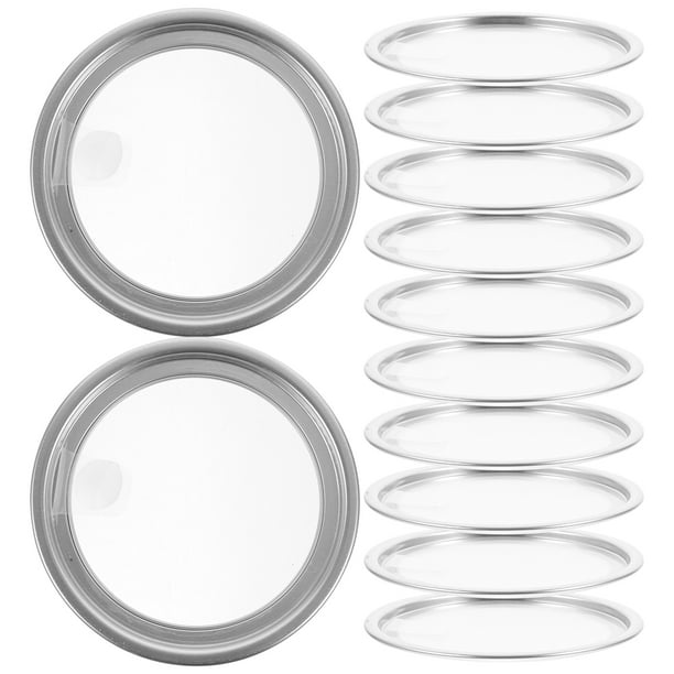 20 tapas de aluminio para latas de refresco, tapas de sellado para latas de bebidas de boca ancha