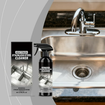 Ohmyroo Stainless Steel Cleaner 237ml Multi Surface Polish And Stain Remover Spray For Kitchen Appliances Ohmyroo Stainless Steel Cleaner 237ml Multi Surface Polish And Stain Remover Spray For Kitchen Appliances