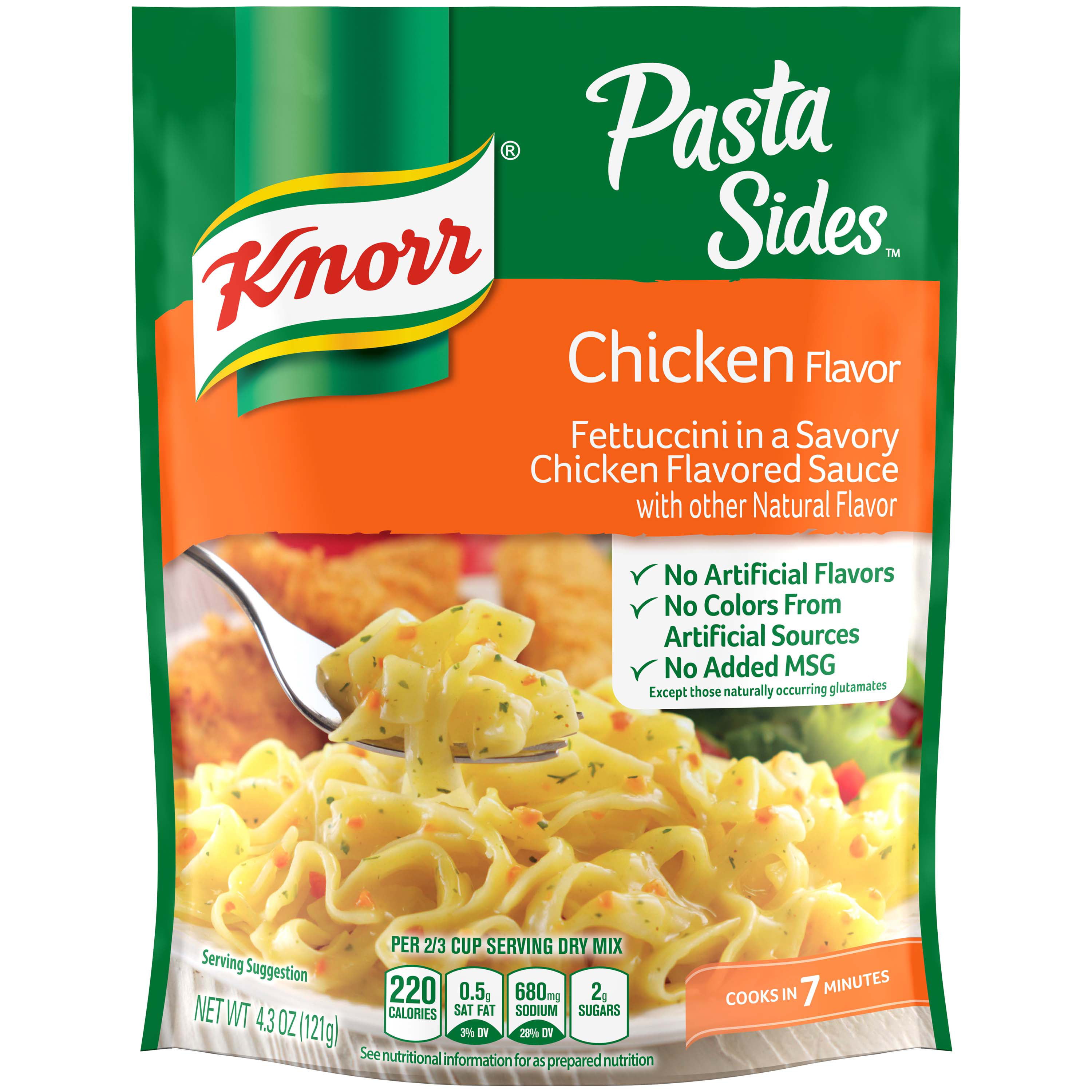 Knorr Chicken Pasta Sides 4.3 oz - Walmart.com - Walmart.com