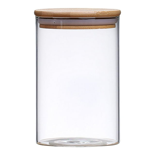 de con bambú sellada, de almacenamiento de alimentos, herramienta de cocina, lata sellada apilable para - El 10x15cm 950ml