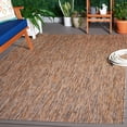 thumbnail image 2 of Safavieh Courtyard Mitre Geometric Indoor/Outdoor Area Rug, Dark Gray/Rust, 5'3" x 7'7", 2 of 11