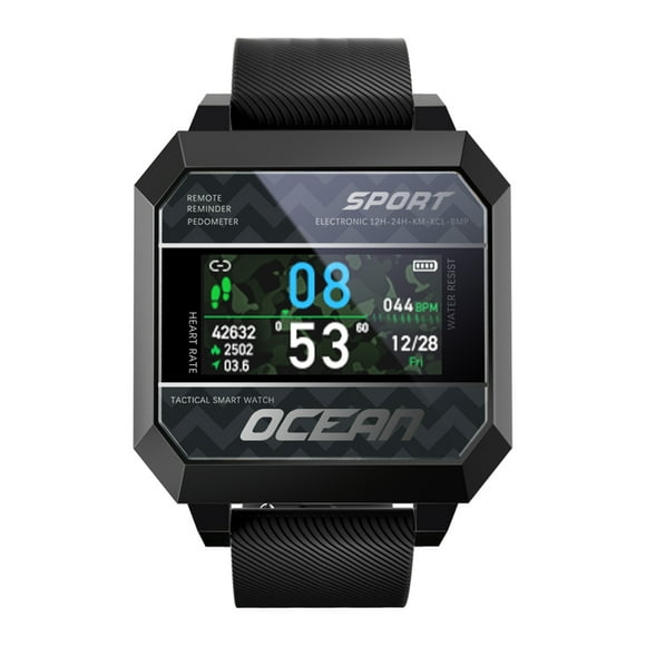 LOKMAT OCEAN 2 Anti-fatigue Sports Smart Watch 0.96'' TFT Single-Touch Screen Sleep/Heart Rate/Blood Pressure Monitor