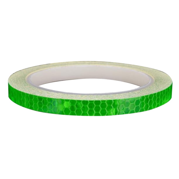 Kenally Pegatina reflectante de 8M, cinta de advertencia luminosa para llanta, tira reflectora adhesiva para rueda de cuadro de bicicleta de Type11 NO11