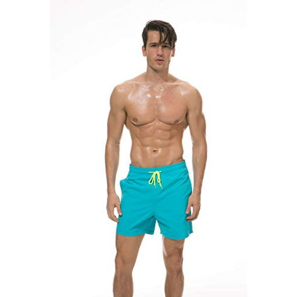 Swimming Shorts/Trunks for Men, Quick Dry Material, Lightweight Comfortable and Breathable Material – Various Sizes, Outdoor Sports, Swimming, Beach Party and More