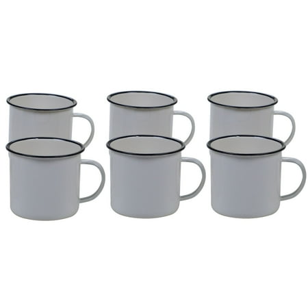 Bald Eagle Steel Mug - Certified International Enamel On Steel 26 oz Mug - Cream