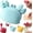 (Blue), variant on Crab Multifunctional Bottle Opener, 4-in-1 Magnetic Refrigerator Magnet with Scissors, Box Cutter, Bottle Opener, Cute Crab Shape Kitchen Gadget for Home Office (Yellow)