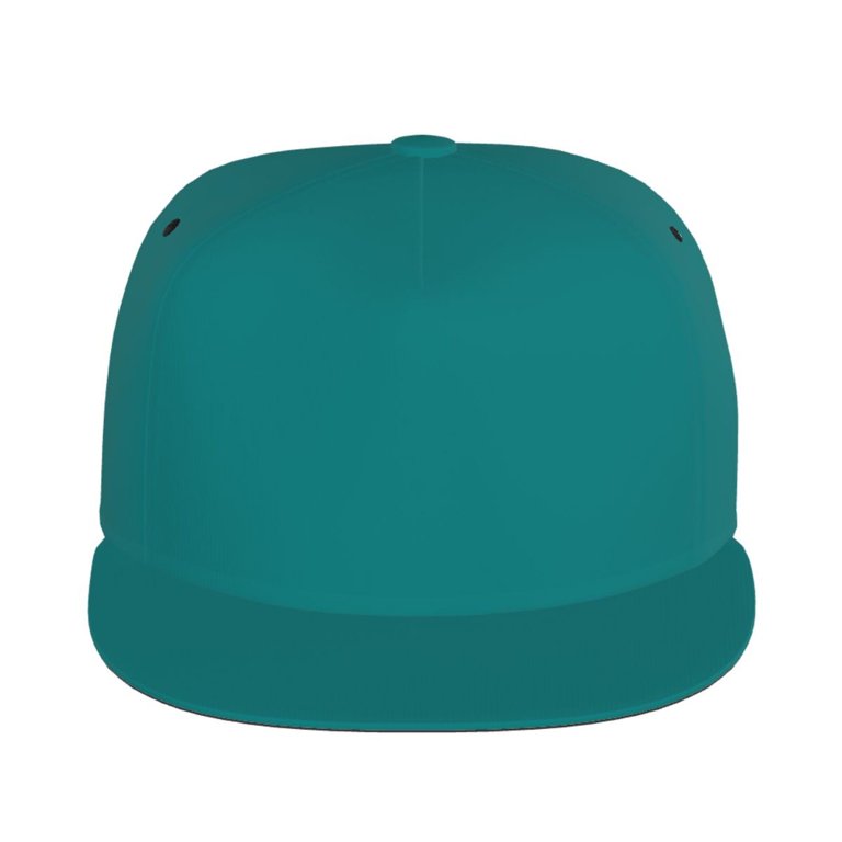 Flat Bill Snapback Baseball Cap for Outdoor Activities Gaeub Tropical Palm Leaves Fern Leaf Flat Bill Snapback Hats  main image 4