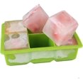 thumbnail image 3 of Silicone Large Ice Cube Tray Silicone Ice Mold - Make 6 Pieces 2 Inch Ice Cube for Whiskey Drinking, A Must-Have for Cooling Bar Drinks Make Fun Ice F, 3 of 5