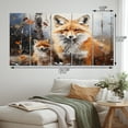 thumbnail image 4 of Designart "Creature Auburn Canine" Animals Wall Art Prints Set, 4 of 5
