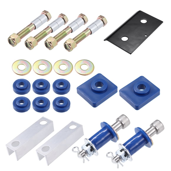 Unique Bargains 1 Set Hood Hinge Pivot Mounting Bolt Bushing Kit for Peterbilt 379 1987-2007 Durable Metal