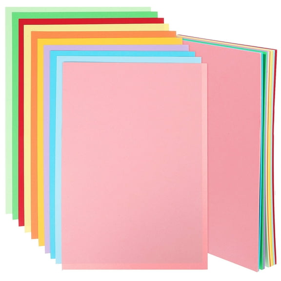 FRCOLOR 100 Sheets Construction Paper Color Cardboard Child