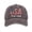 Brown, variant on Unisex Distressed Washed Casual Baseball Cap with Trendy USA Flag and Letter Pattern - Breathable Cotton Hat for Outdoor Sports, Hiking, and Daily Wear in Brown