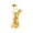Gold, variant on Tdxkok Easter Bunny Candlestick Decoration,Vintage Bunny Statue with Gold Candle Rod for Stability,Versatile Table Centerpiece & Thoughtful Gift Craft for Home Decor