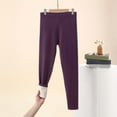 thumbnail image 2 of hotojiny Women's Fleece Lined Leggings Soft Comfy Thick Thermal Warm Winter Tights Elastic Waist Underwear Bottoms Yoga Pants, 2 of 6
