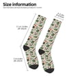 thumbnail image 2 of Goofa Armadillo Pattern Adult Stockings, Color-Block Knee High Socks, Comfortable and Breathable, Soft and Stretchable, Sports, and Decoration, 2 of 6