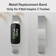 thumbnail image 2 of HCTian pour Fitbit Inspire 3 Bracelets Femmes Hommes, Bracelet en Maille Métallique en Acier Inoxydable Réglable Bracelet Magnétique de Remplacement Compatible avec Fitbit Inspire 3 Tracker D\'entraînement Physique, 2 of 6